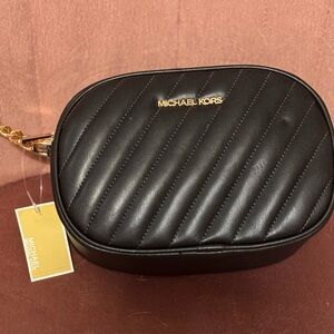 Michael Kors Black Quilted Bag